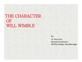 Analysis of the Character of Will Wimble by Sir Richard Steele