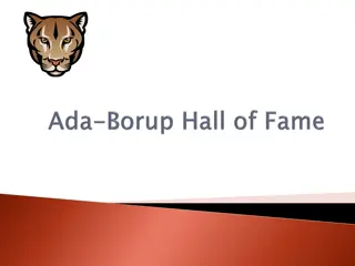 Ada-Borup High School Hall of Fame Induction Process