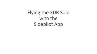 Flying Tips for 3DR Solo Drone with Sidepilot App