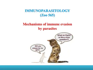 Mechanisms of Immune Evasion by Parasites in Immunoparasitology