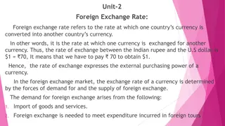 Understanding Foreign Exchange Rates and Market Forces
