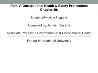 Industrial Hygiene Program: Fundamentals and Components