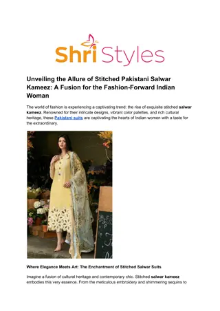 Unveiling the Allure of Stitched Pakistani Salwar Kameez_ A Fusion for the Fashion-Forward Indian Woman