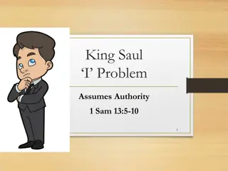 The Tragic Flaws of King Saul: A Study in Hubris and Disobedience