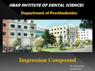 Impression Compound in Dentistry