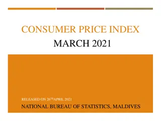 Consumer Price Index and Inflation Report for March 2021 in Maldives