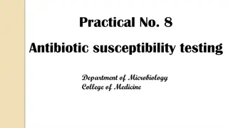 Antibiotic Susceptibility Testing Methods