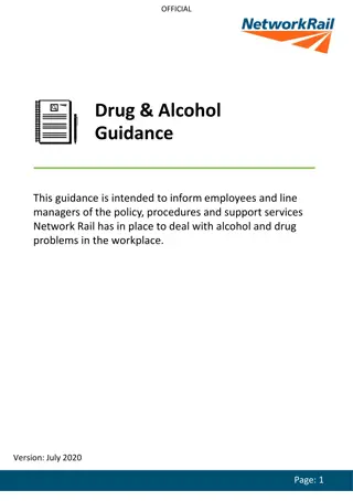 Network Rail Drug and Alcohol Misuse Guidance