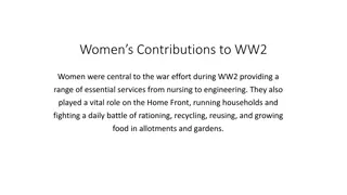 Women's Contributions to WW2: A Vital Role in the War Effort