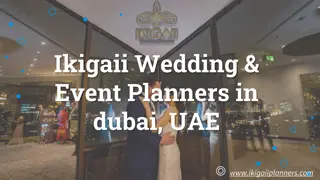 Ikigaii wedding planners in dubai UAE