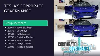Tesla's Corporate Governance Overview