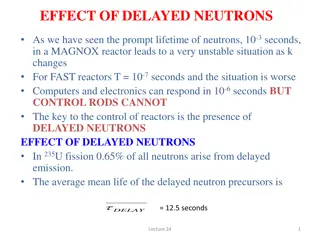 Role of Delayed Neutrons in Reactor Control