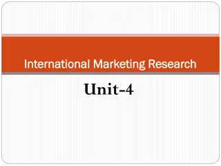 International Marketing Research Process Unveiled