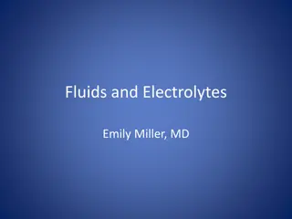 Fluids and Electrolytes in Clinical Practice