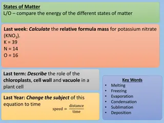 Understanding States of Matter: Energy and Properties