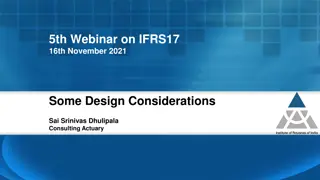 Understanding IFRS 17 Implementation: Key Design Considerations