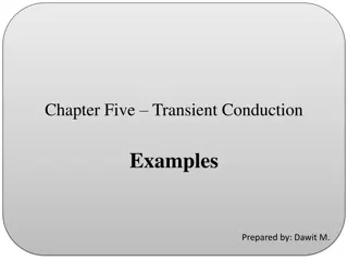 Transient Conduction in Thermal Energy Storage Units and Cylinders