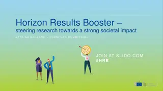 Enhancing Research Impact Through Horizon Results Booster
