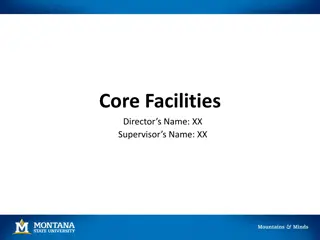 Core Facility Operations Overview and Management