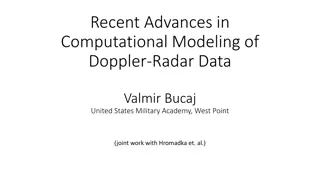 Recent Advances in Computational Doppler Radar Data Modeling