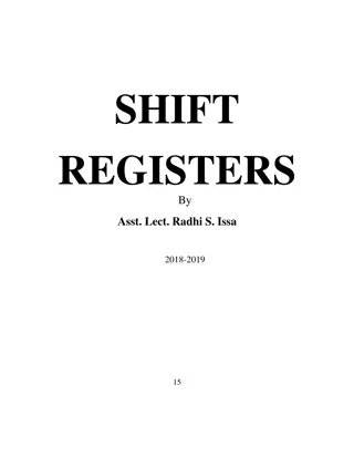 Shift Registers in Digital Electronics