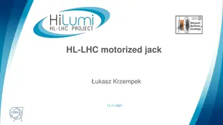 Design Analysis of HL-LHC Motorized Jack Components