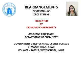 Rearrangements in CBCS Semester IV System - Reactions and Mechanisms