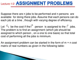 Hungarian Method for Solving Assignment Problems