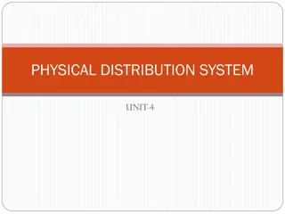 The Essentials of Physical Distribution Systems