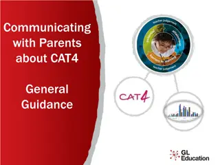 Effective Communication with Parents Regarding CAT4 Assessment Results