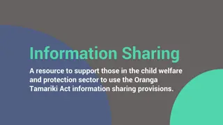 Information Sharing Provisions in the Oranga Tamariki Act