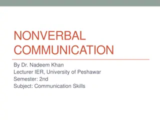 The Importance of Nonverbal Communication in Communication Skills