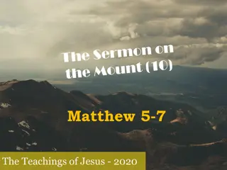 Exceeding Righteousness: Unpacking Jesus' Teachings from Matthew 5-7