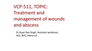 Treatment and Management of Wounds and Abscesses by Dr. Gyan Dev Singh