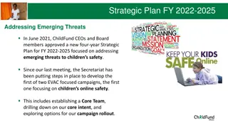 Strategic Plan FY 2022-2025: Addressing Emerging Threats to Children's Online Safety