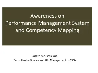Overview of Performance Management Systems and Competency Mapping