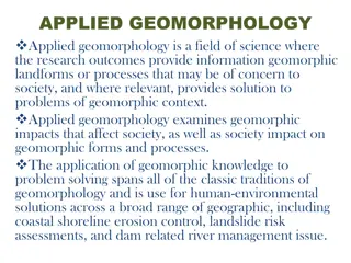 Understanding Applied Geomorphology and Its Importance in Society