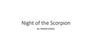 A Mother's Tale: Night of the Scorpion by Nissim Ezekiel