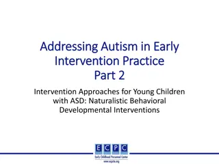 Naturalistic Developmental Behavioral Interventions for Children with ASD