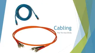 Cabling Types and Specifications in Networking