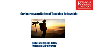 Journey to National Teaching Fellowship with Professors Debbie Holley & Sally Everett