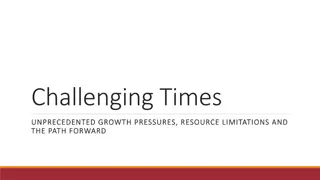 Overcoming Challenges: Growth Pressures, Resource Limitations, and Moving Forward