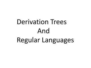 Derivation Trees and Regular Languages in Formal Language Theory