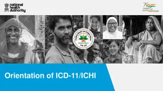 ICD-11 and ICHI: Terminology, Overview, and Purpose