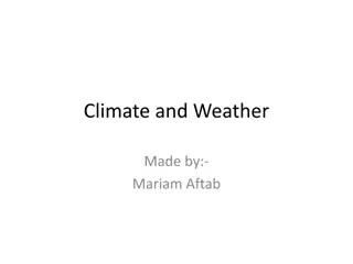 Climate and Weather: Key Differences and Examples