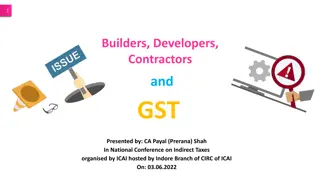 GST Implications on Builders, Developers, and Contractors