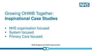Improving Staff Wellbeing in NHS Organizations: Inspirational Case Studies