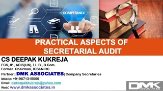 Practical Aspects of Secretarial Audit: A Comprehensive Overview