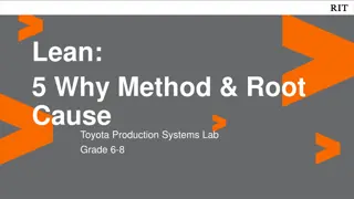 Understanding Root Causes with Lean 5 Why Method