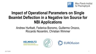 Understanding Single Beamlet Deflection in Negative Ion Sources for NBI Applications